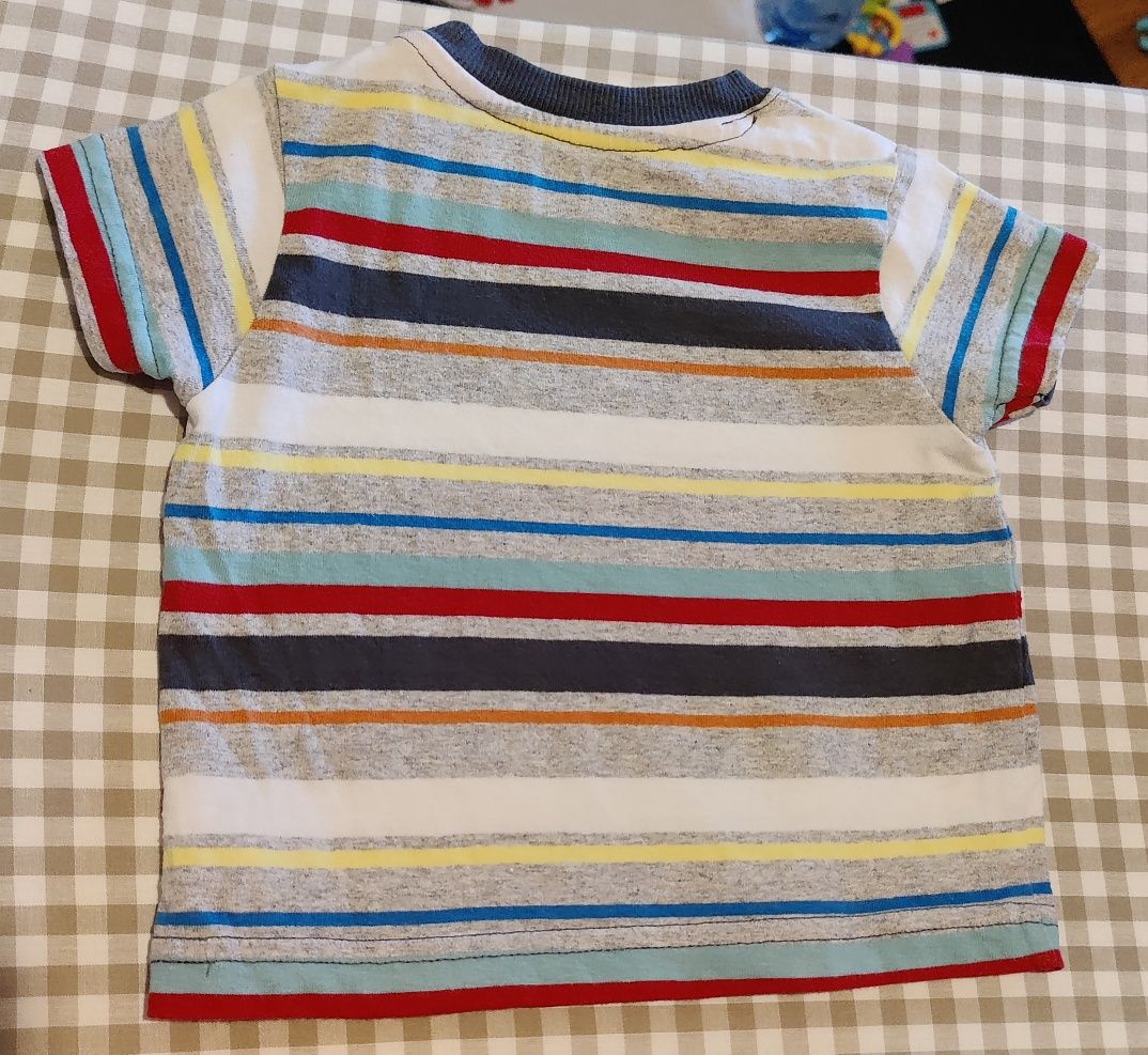 Bluzka koszulka niemowlęca w paski r 68