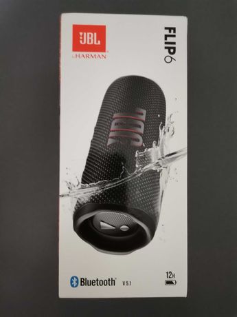 Nowy! Głośnik JBL FLIP 6 Bluetooth 30W Czarny Gwarancja