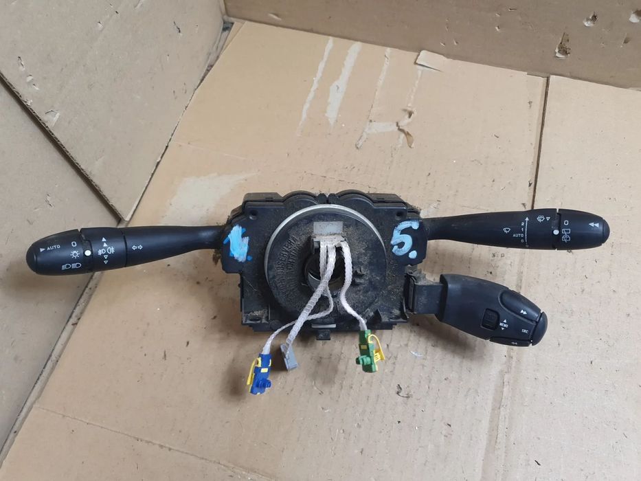 } PRZEŁĄCZNIK ZESPOLONY ŚWIATEŁ WYCIERACZEK CITROEN BERLINGO C5 C8 XSARA PEUGEOT 206 406 807 PARTNER 96542538XT