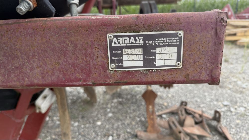 Agregat kultywator bezorkowy podorywkowy ARMASZ  3,0m
