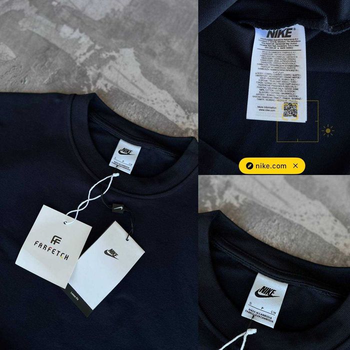 Футболка Nike Premium з qr-code і біркою базова i57/111-96