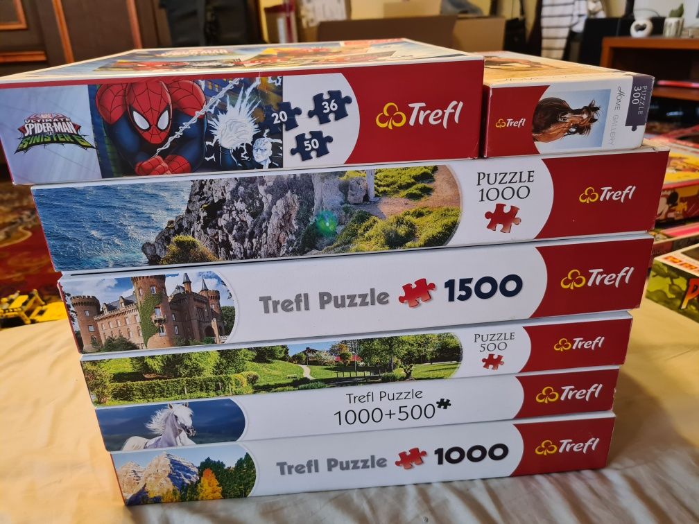 Zestaw puzzle TREFL 6+1 GRATIS