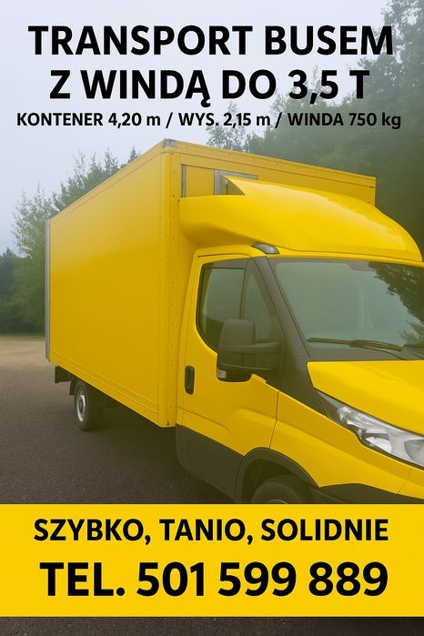 Transport krajowy Bus 3.5t