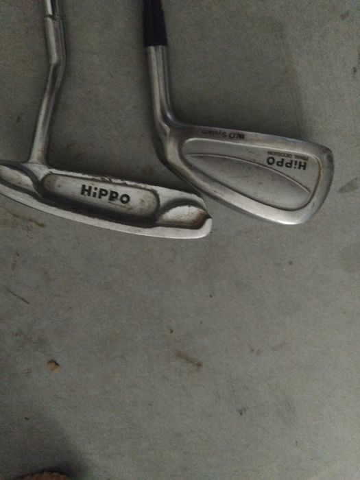 Tacos de golfe usados da hippo