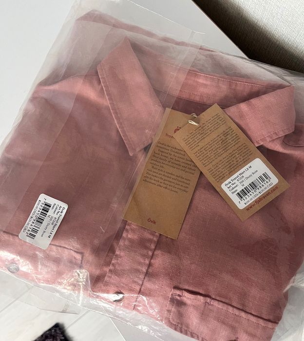 Рубашка Fjällräven Övik Travel Shirt LS M / Размер: M-L / оригинал