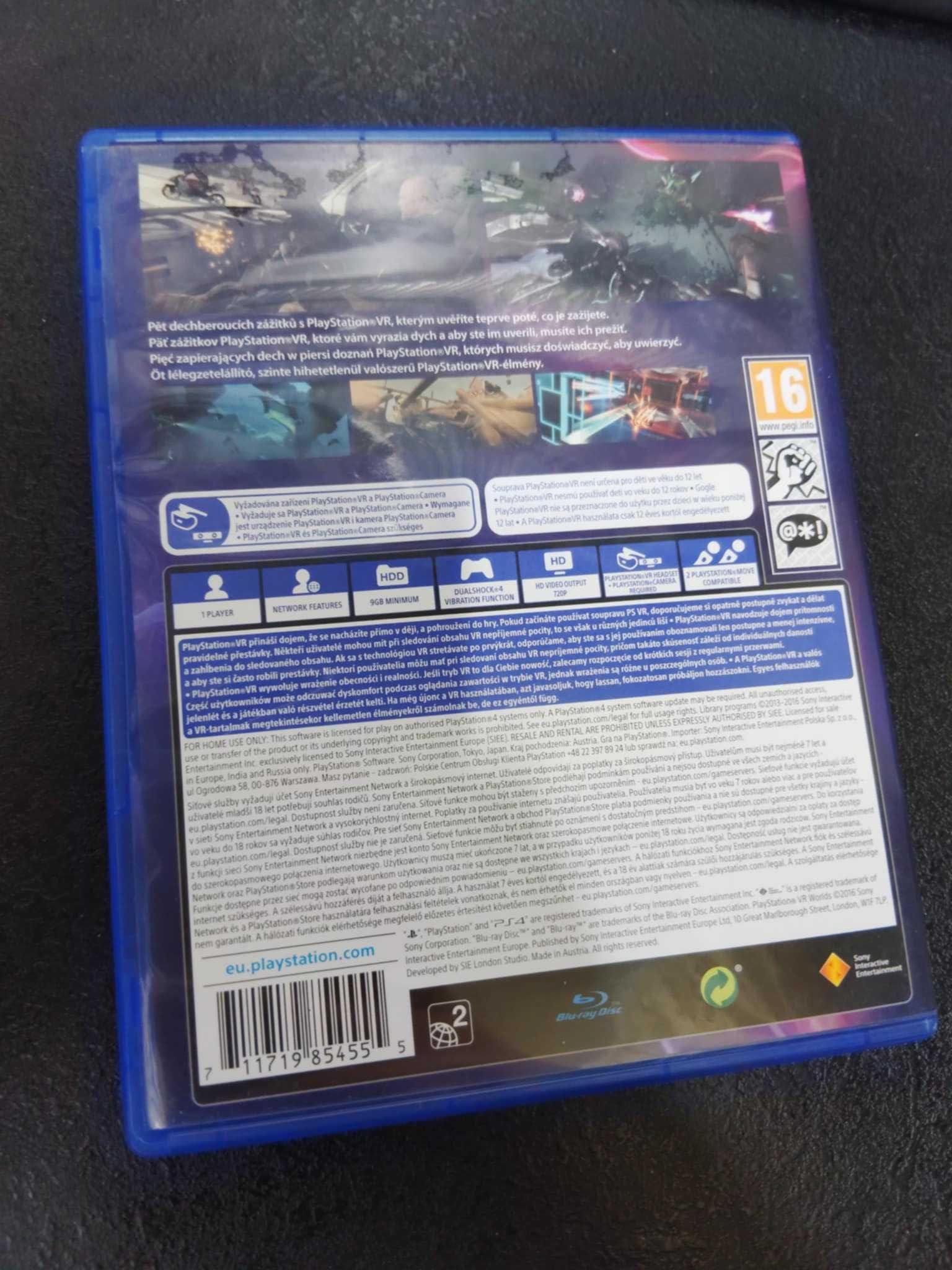 PlayStation VR Worlds PS4 Polskie napisy są w grze