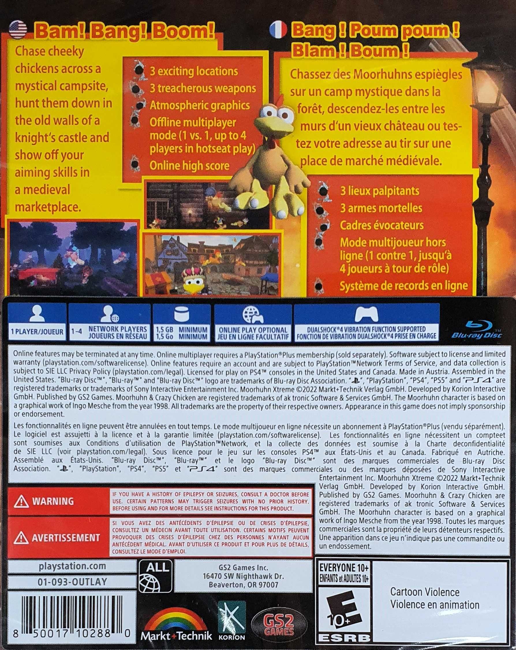 Crazy Chicken Xtreme Playstation 4 PS4 PS5 Nowa Sklep Multigames