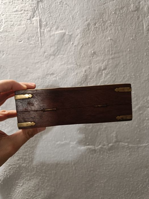 Caixa de madeira exótica