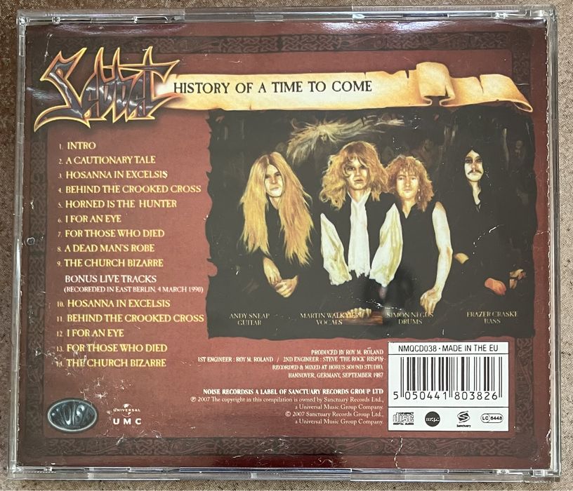 Exodus, Heathen, Nuclear Assault, Sabbat, Forbidden