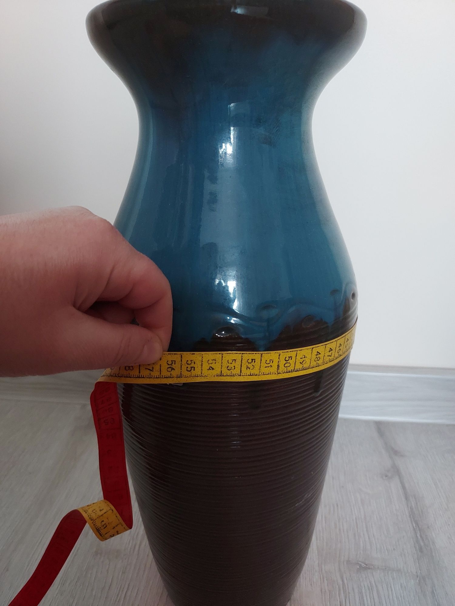 Wazon ceramiczny, duży, PRL