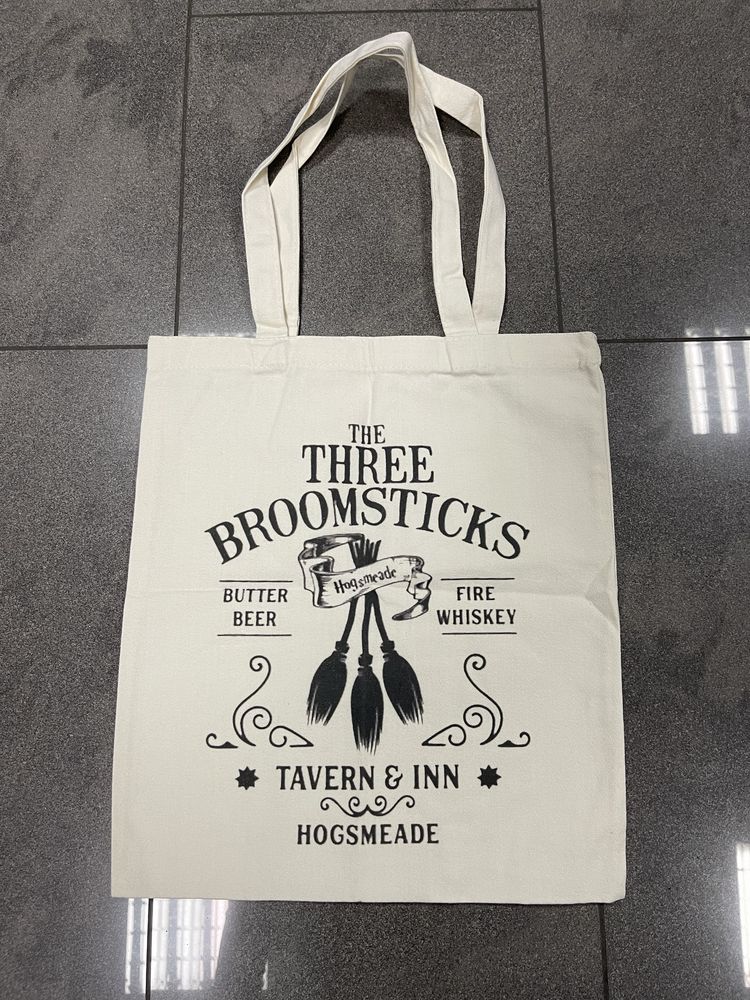 Torba ekologiczna, shopper tote Harry Potter trzy miotły Hogwart