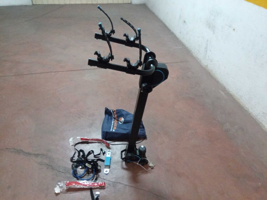 Suporte duas bicicletas para bola reboque