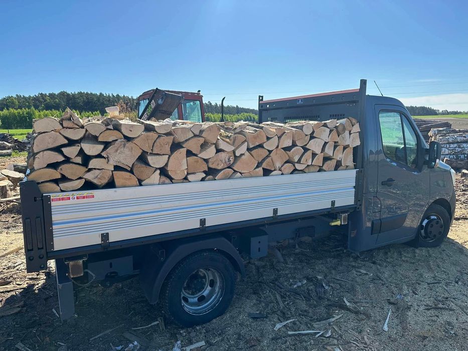 Drewno opałowe/kominkowe/pocięte/połupane/transport/opał/drzewo/tanio