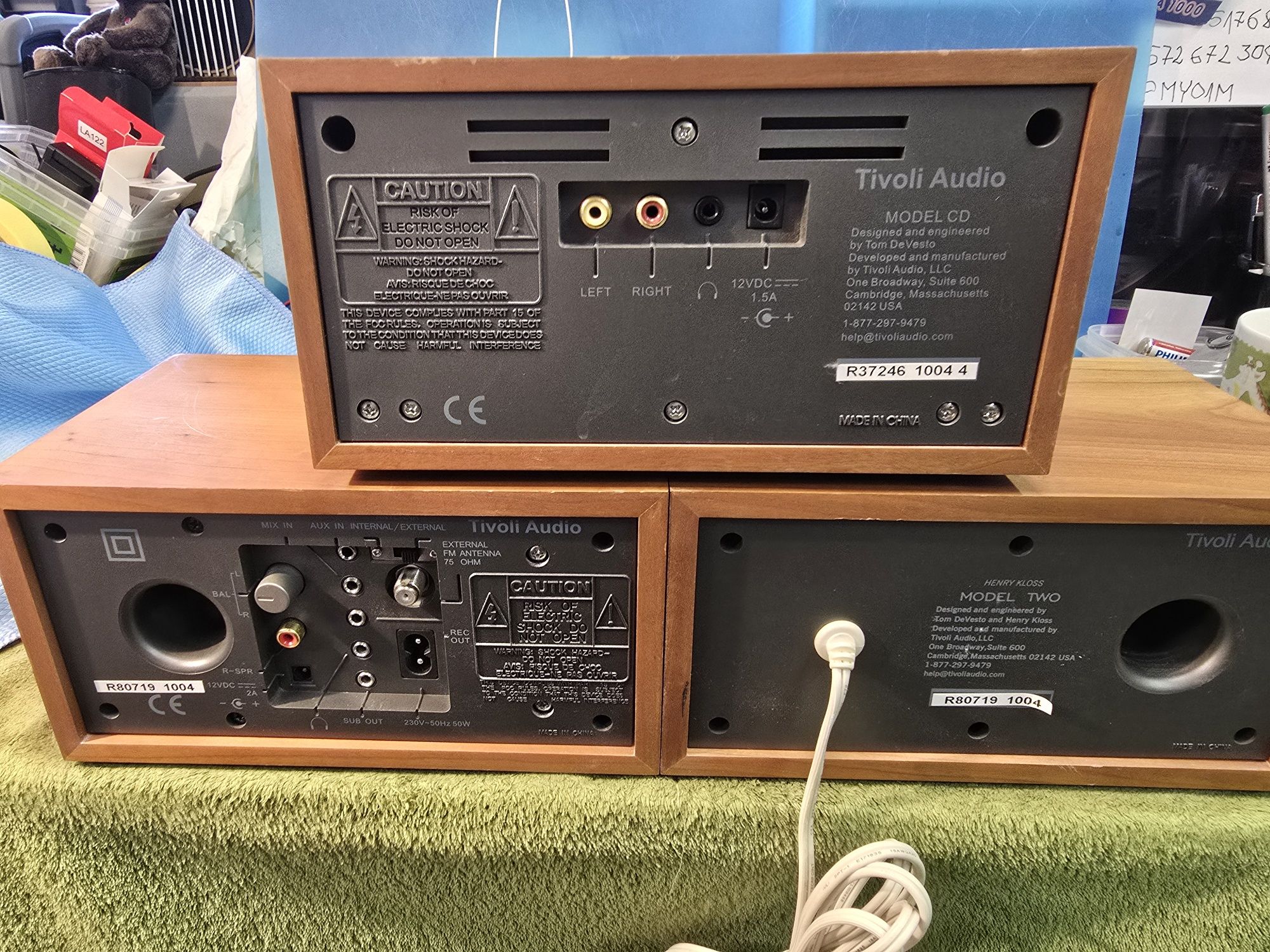 TIVOLI AUDIO Model Two + Model CD + Głośnik.
