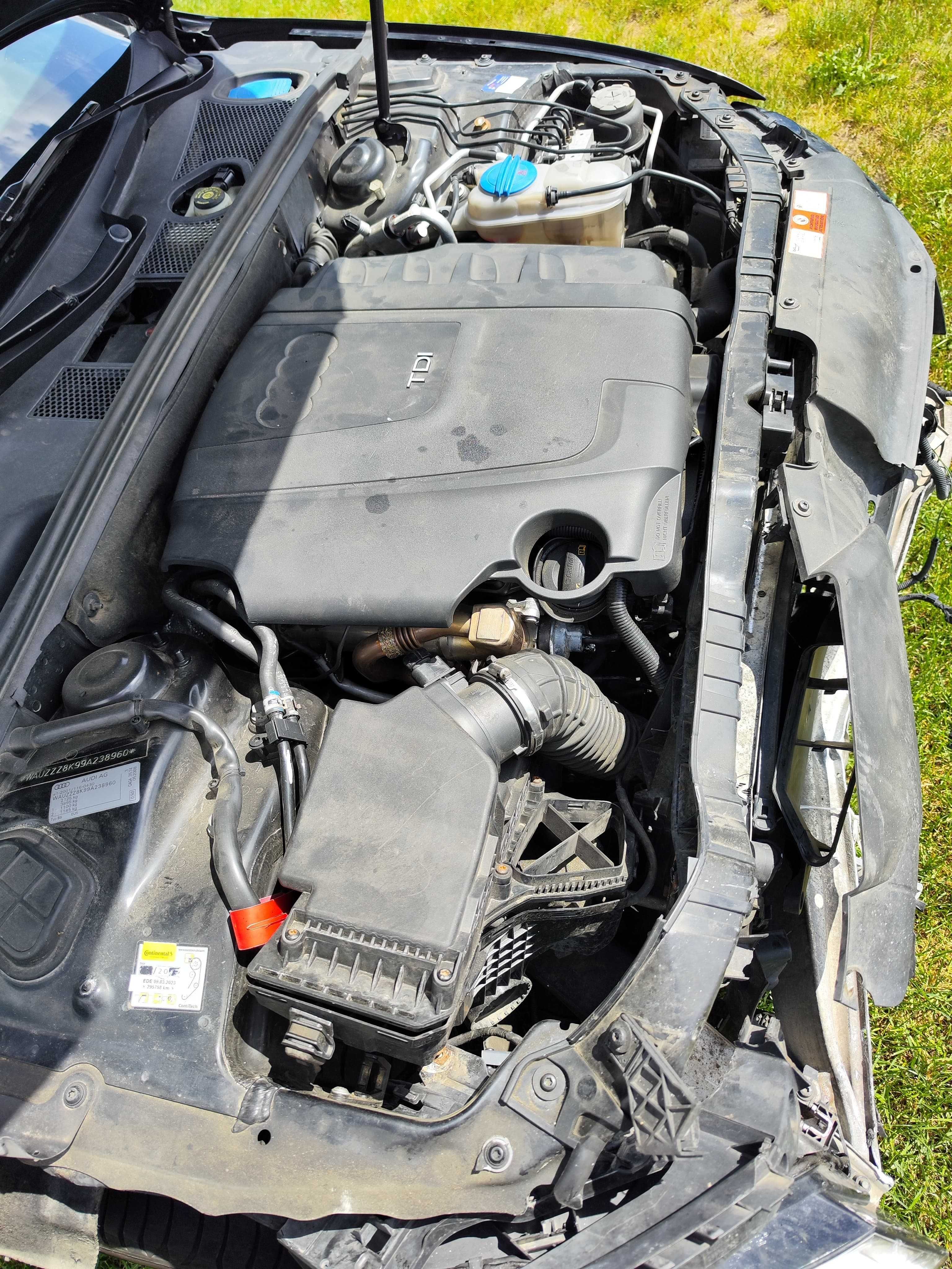 Audi A4 B8 | Uszkodzony przód | Serwisowany | Bogate wyposażenie