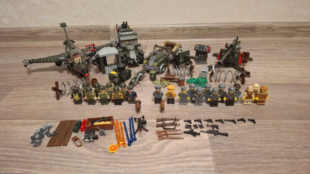 Лего аналог. Enlighten Combat Zones 1702, 1704, 1708, 1710