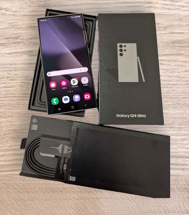 Samsung S24 Ultra - 12/256, 6.8", 1 sim + eSim, Подарунковий стан!