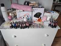 Zestaw kompletny do hybrydy manicure przedłużania