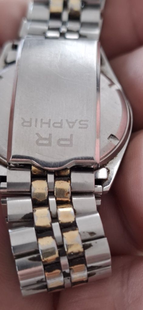 Relógio tissot quartz caixa aco ouro