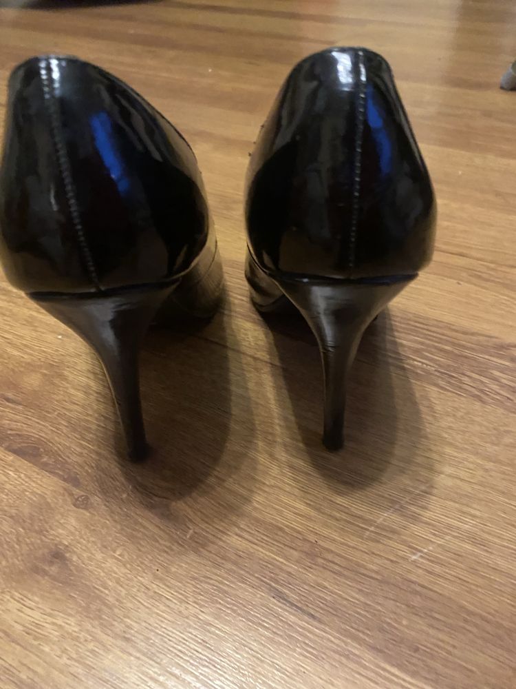 Szpilki buty czarne rozmiar 39 1/3