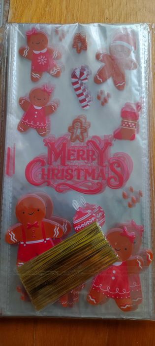 Torebki cefalonowe świąteczne