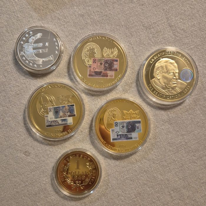 Zestaw 6 numizmatyków