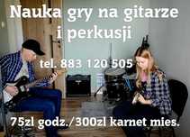 Nauka gry na gitarze i perkusji Białystok
