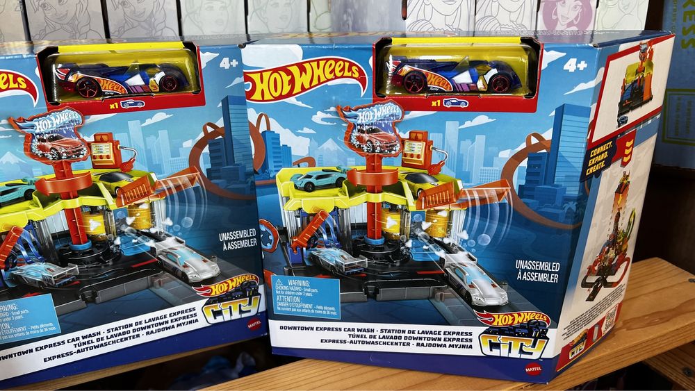 Хот Вілс автомийка Hot Wheels City Toy Car Track Set