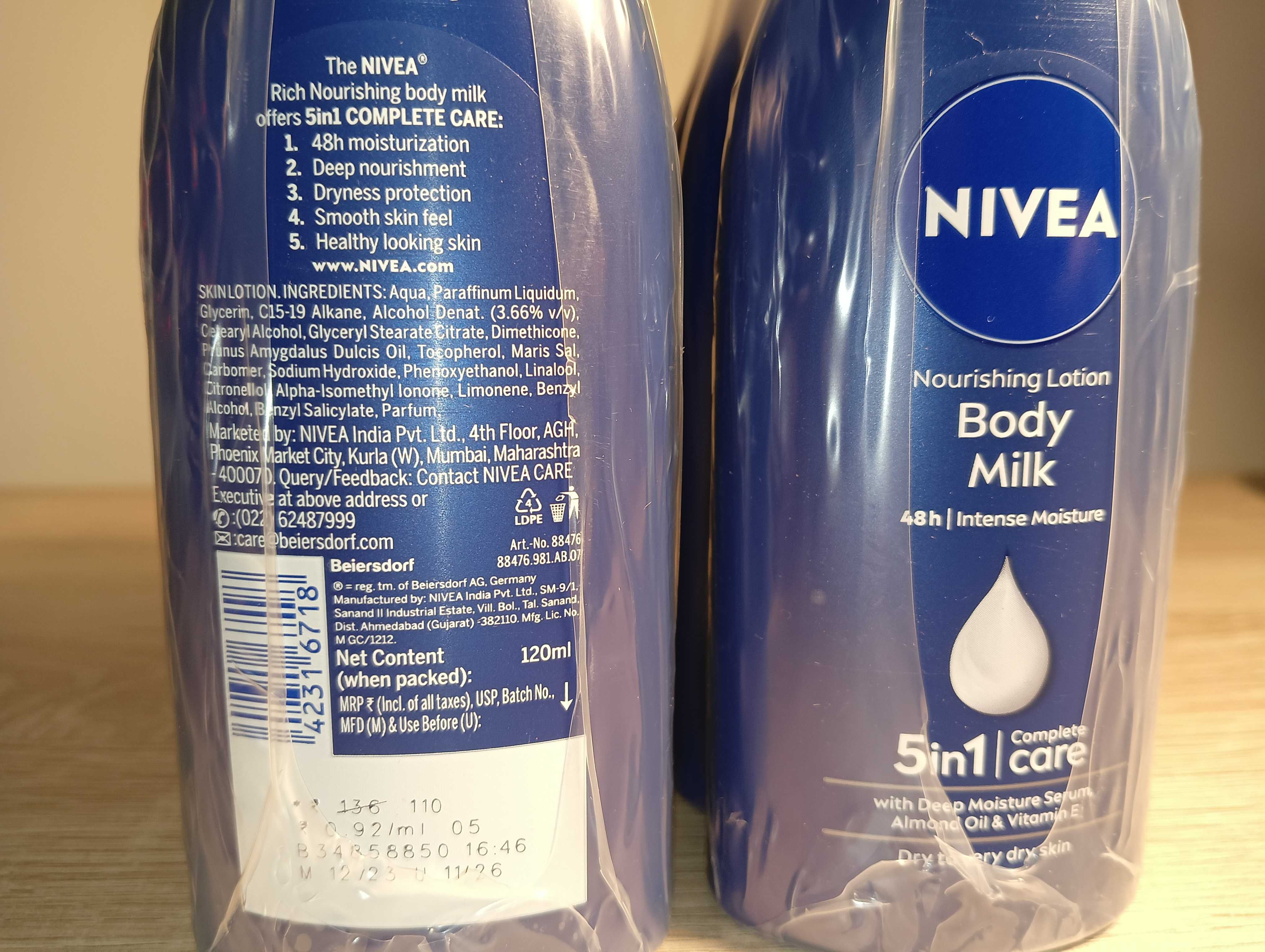 Odżywcze mleczko do ciała Nivea
