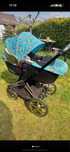 Gondola priam 1.0 cybex by jeremy scott cherub blue zlote skrzydla