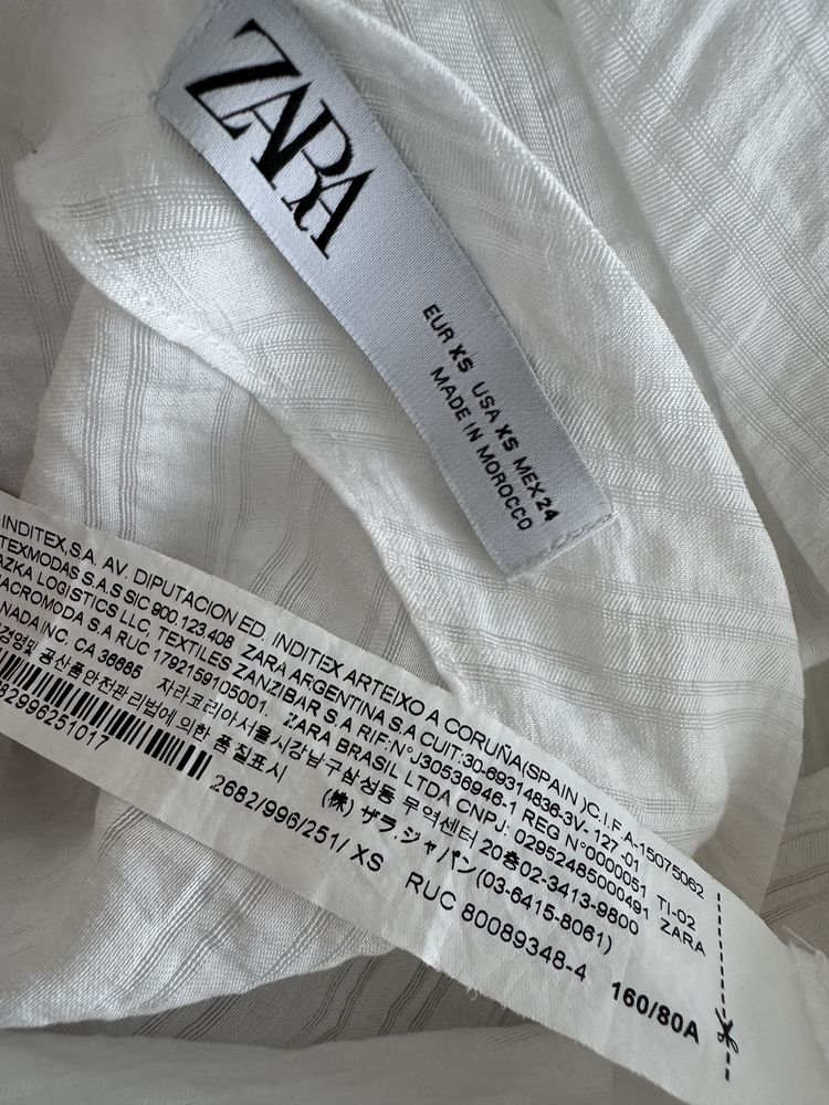 ZARA letnia sukienka midi