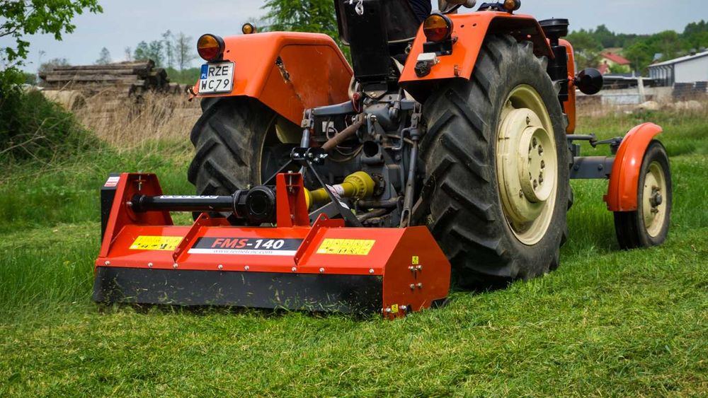 kosiarka bijakowa REMET FMS-140 === mulczer do trawy POLSKI