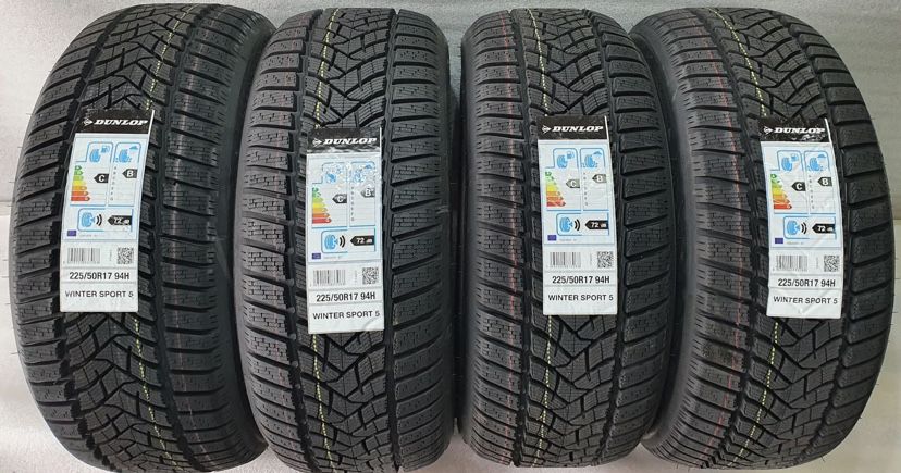 225/50/17 R17 Dunlop Sp Winter Sport 5 4шт новые