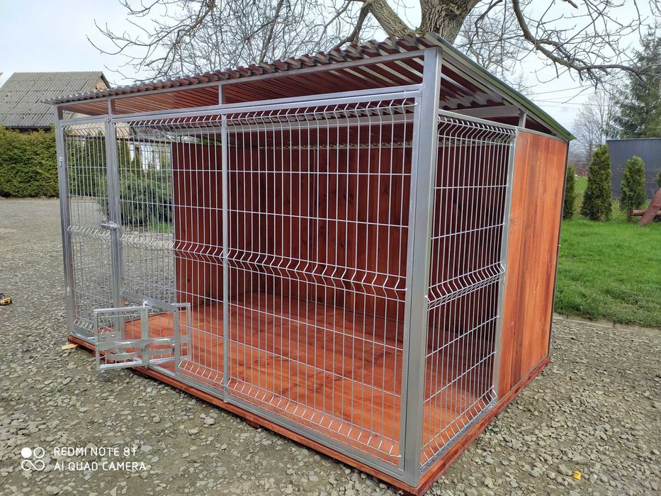 Ocynkowany kojec klatka dla psa 3x2