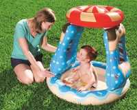 Nowy basenik Basen dmuchany ogrodowy dla dzieci z daszkiem Bestway 91