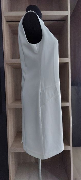 Elegancka Biała ołówkowa sukienka Rozm. 42