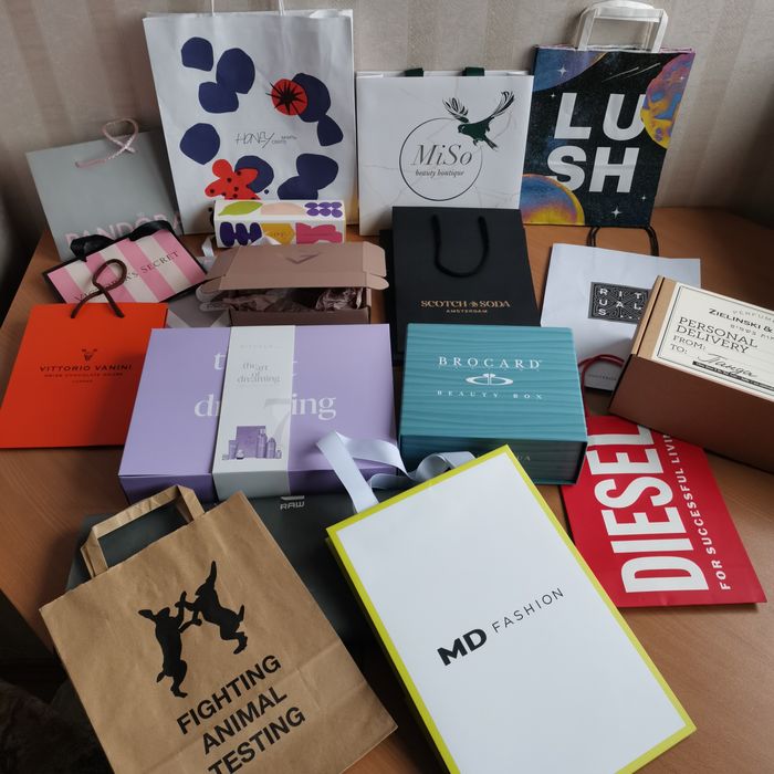 Подарункові пакети Victoria's Secret, Pandora, Diesel, Scotch&Soda