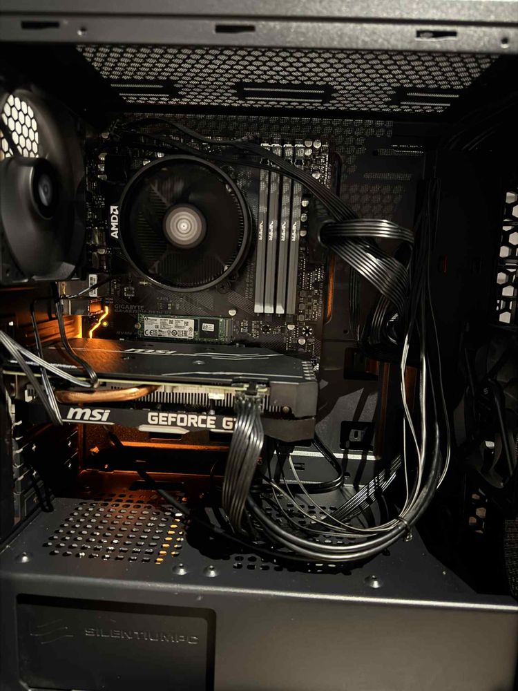 Komputer idealny do nauki, pracy i gier Ryzen 5, GTX 1660 + 2 monitory