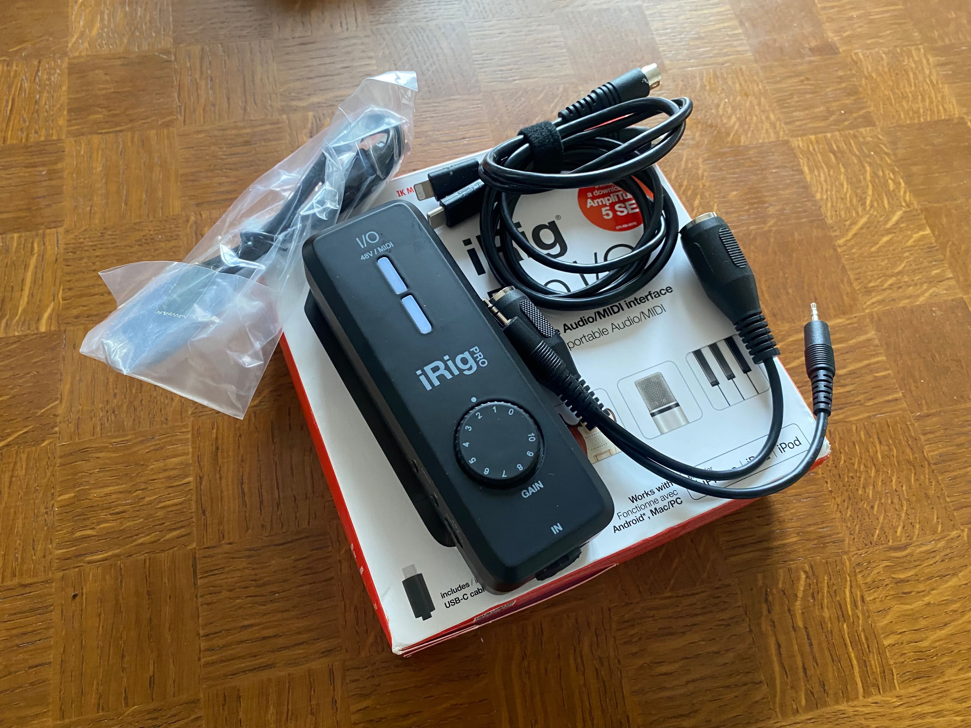 iRig I/O - Interfejs audio i MIDI do nagrywania i występów na żywo