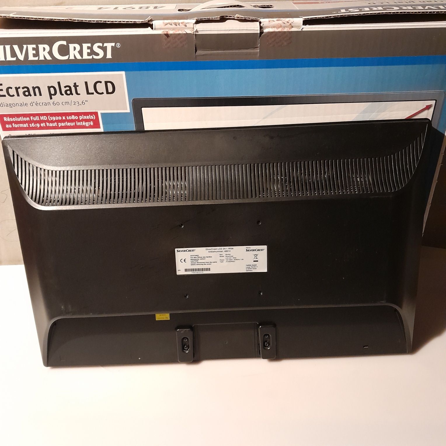 Monitor SilverCrest LCD 24-1 Wide, sprawny 100%, super stan