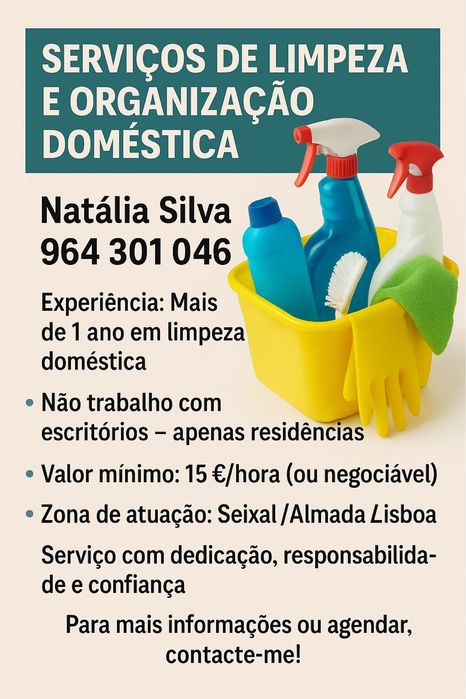 Faxineira/ limpadora