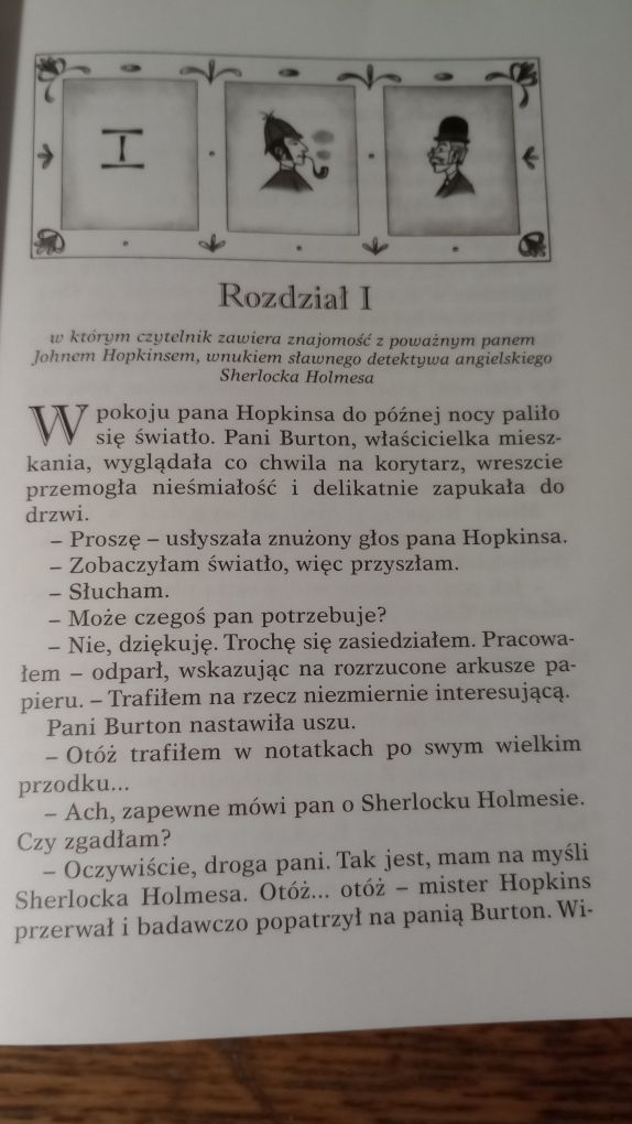Mister Hopkins wnuk Sherlocka. J.J.Herlinger