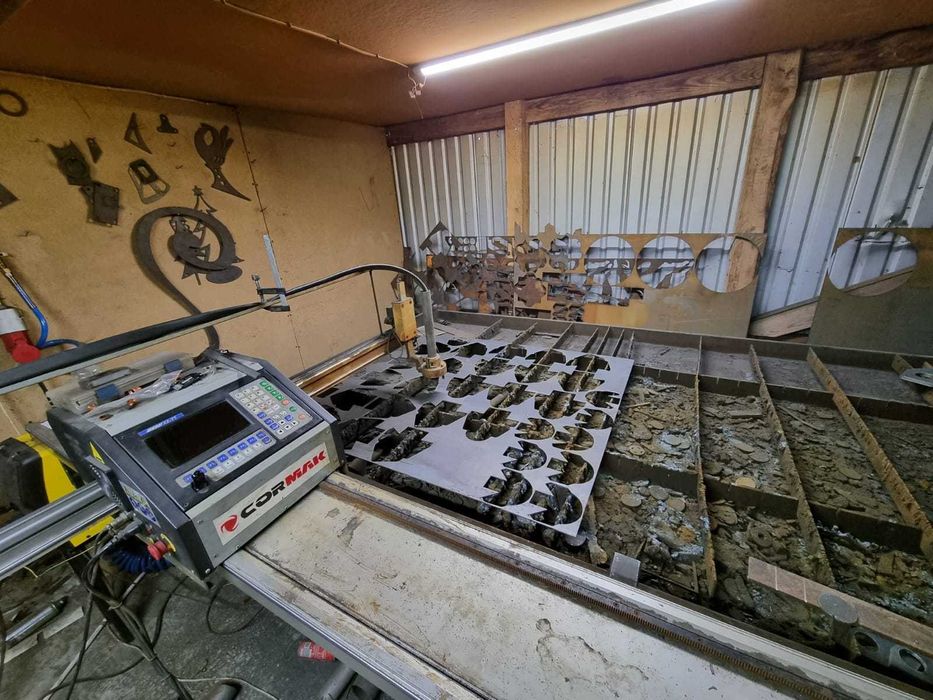 Wypalarka plazmowa cnc -cormak -źródło spartus