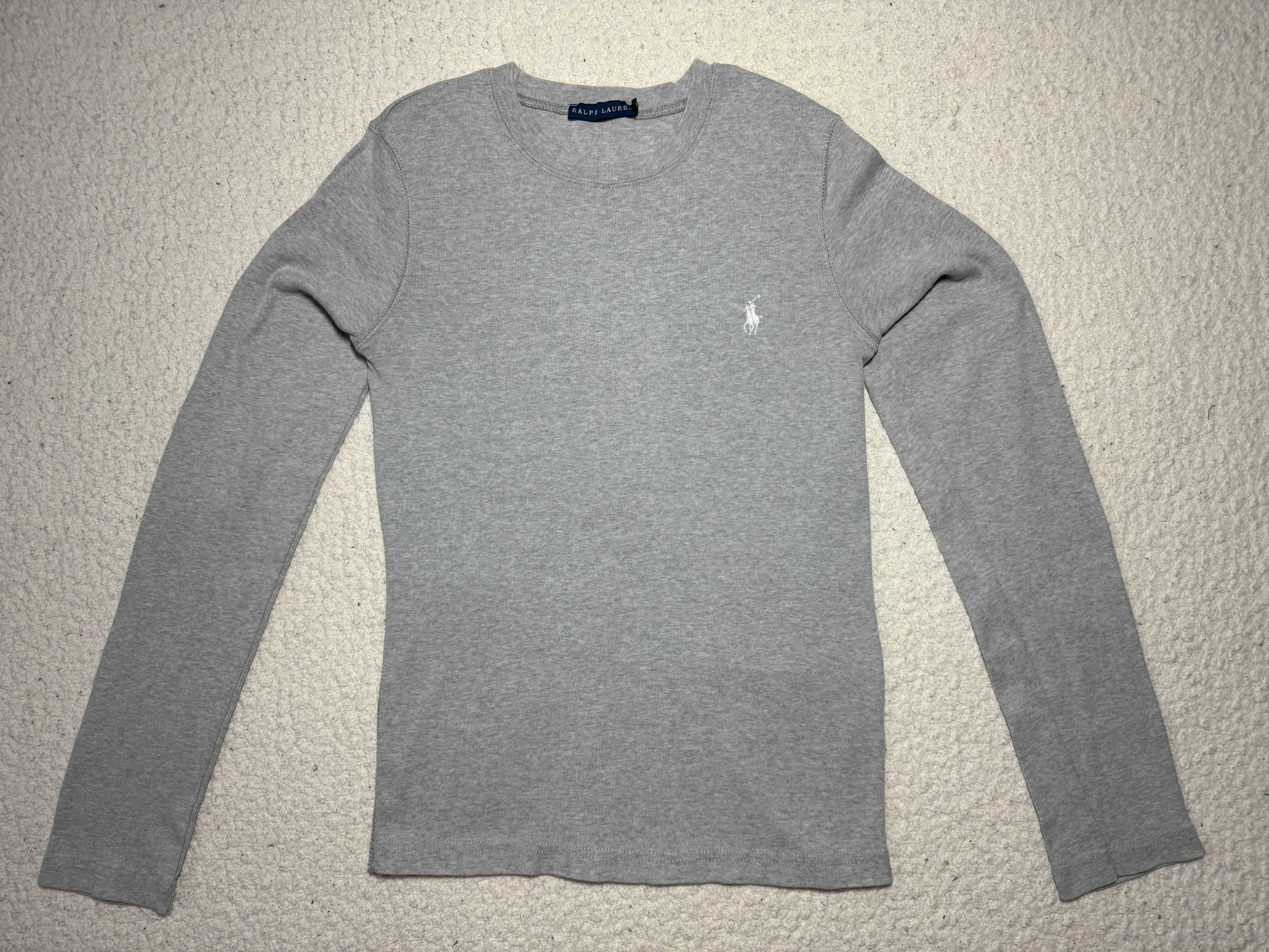 Кофта лонгслів сіра жіноча Polo Ralph Lauren