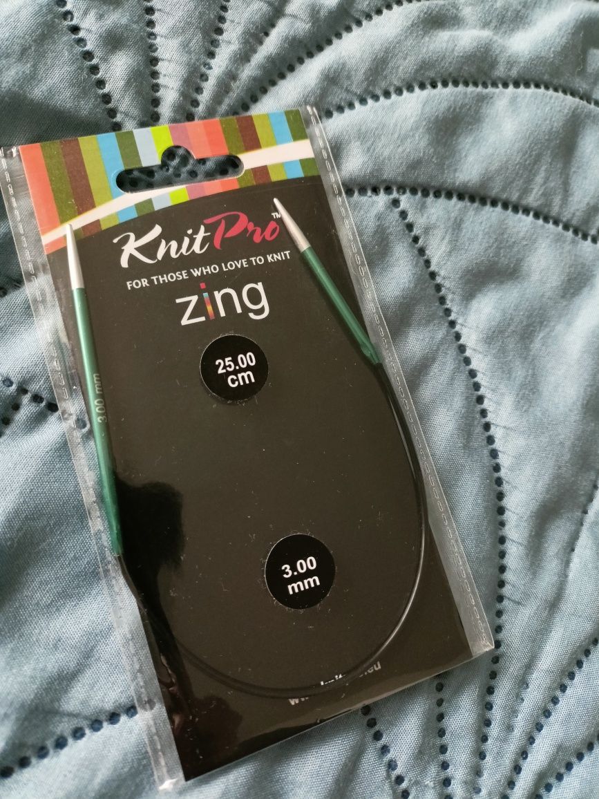 Druty z żyłką KnitPro Zing 3.00mm