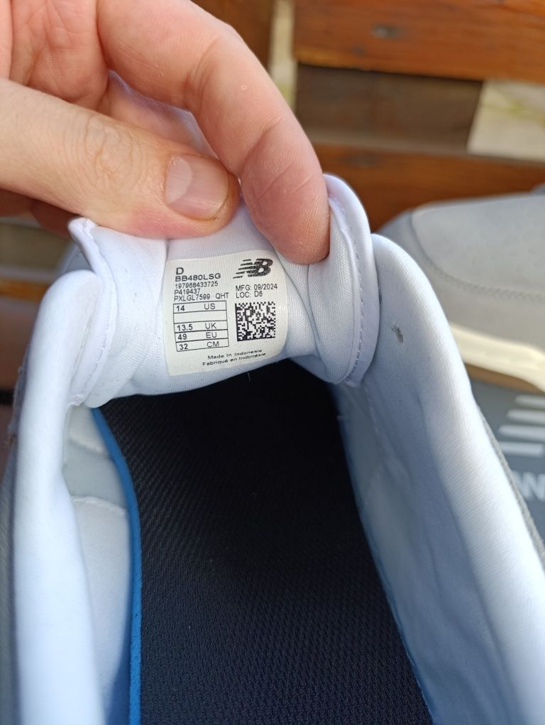 New Balance BB480LSG original p. 49(32) нові