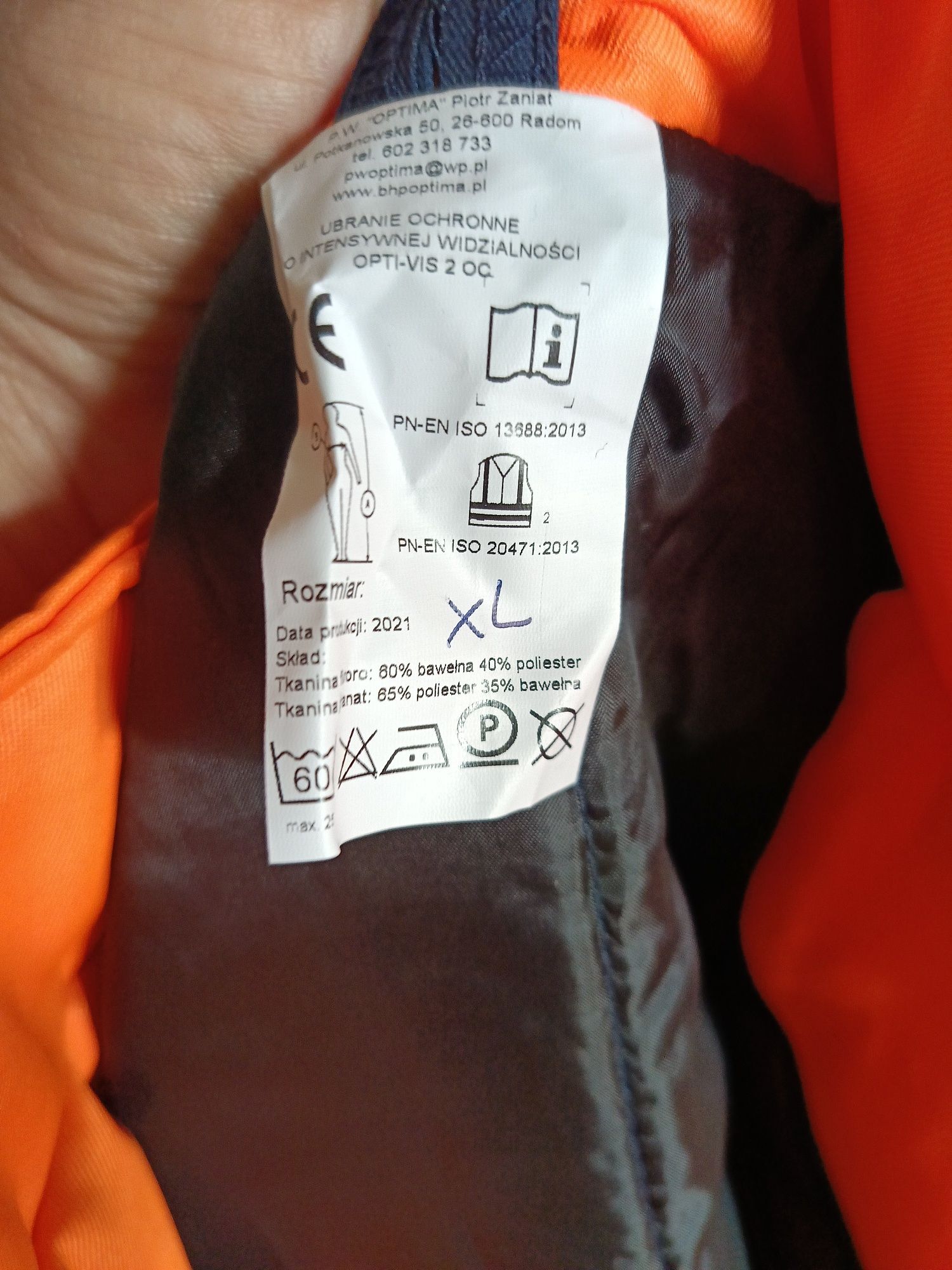 Strój roboczy kombinezon zimowy nowy  r XL