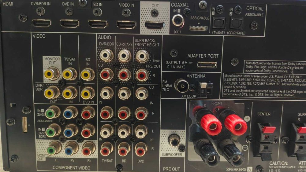 Продам аудіосистему 5.1 AV-Ресівер Pioneer VSX-521-K+SUB sw90s+колонки