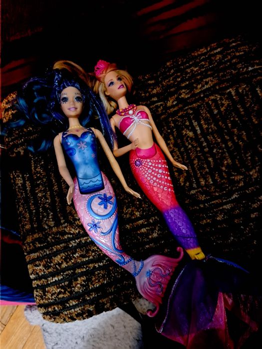 Lalki syrenki bardzo kolorowe