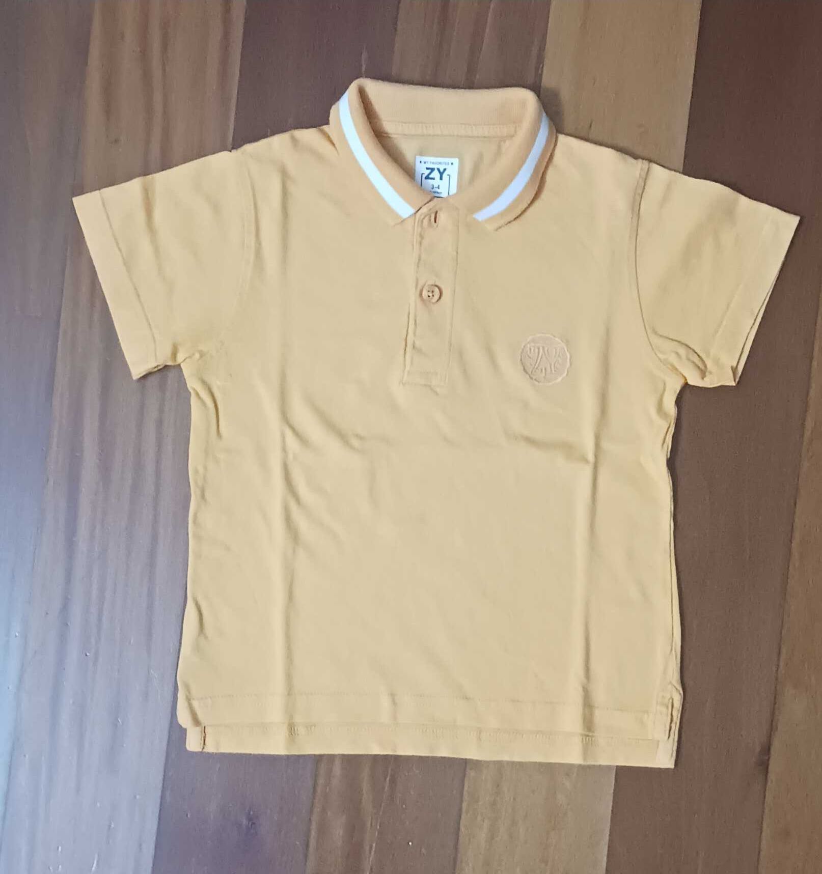 Conjunto de 3 polos e 3 t-shirts para criança - 3/4 anos